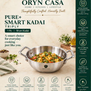 PURE+ Smart Kadai – Tri-Ply